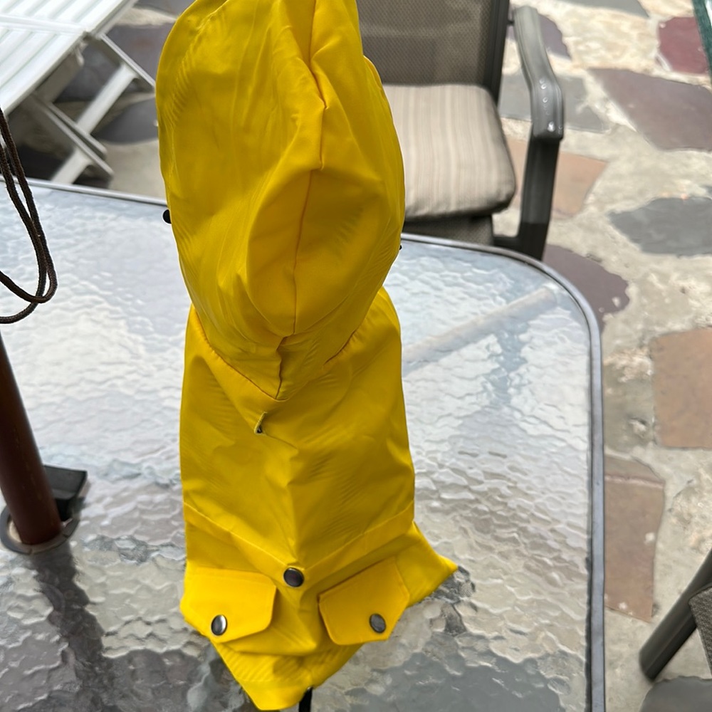 Dog raincoat